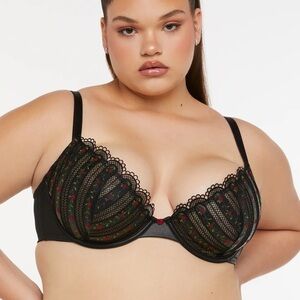 Savage x Fenty 40G Renaissance Rose Unlined Demi Bra NEW